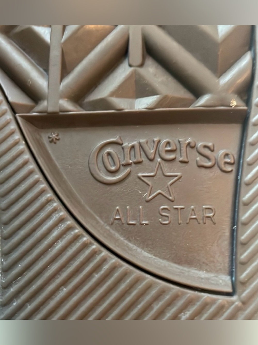 Converse Low Top Sneakers in Olive Army Green with Maroon Logo Tab - Picture 7 of 8